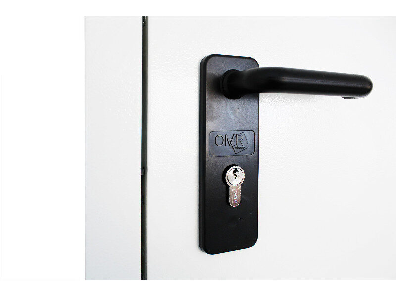 PORTA “TAMBURATA RAL9010”